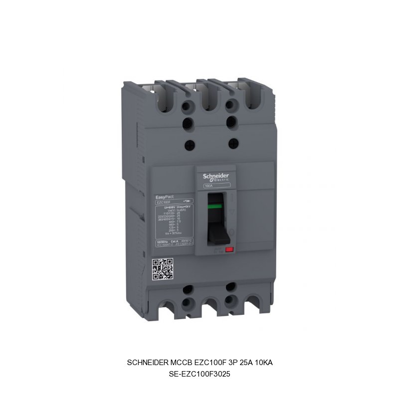 Schneider Electric MCCB EZC100F 3P 25A 10kA