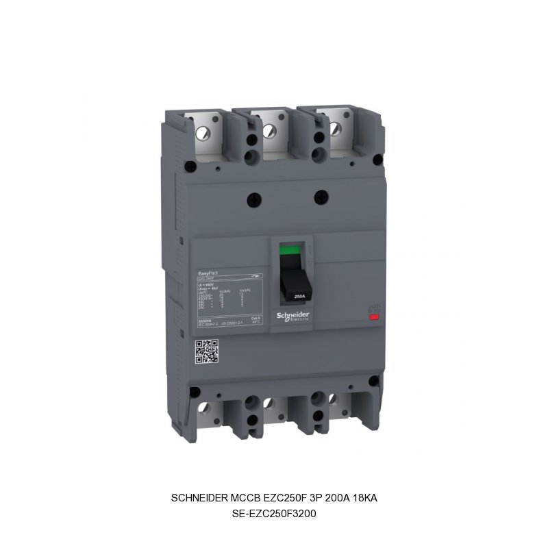Schneider Electric MCCB EZC250F 3P 200A 18kA