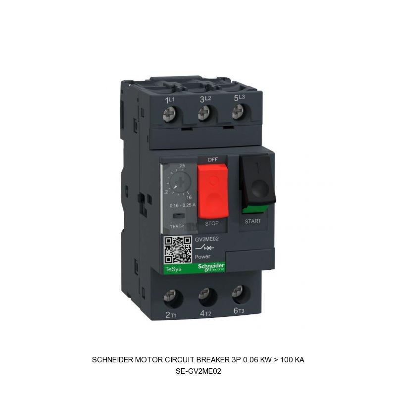 Schneider Electric MOTOR CIRCUIT BREAKER 3P 0.06 KW > 100 KA