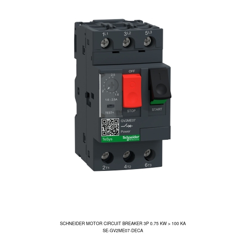 Schneider Electric MOTOR CIRCUIT BREAKER 3P 0.75 KW > 100 KA
