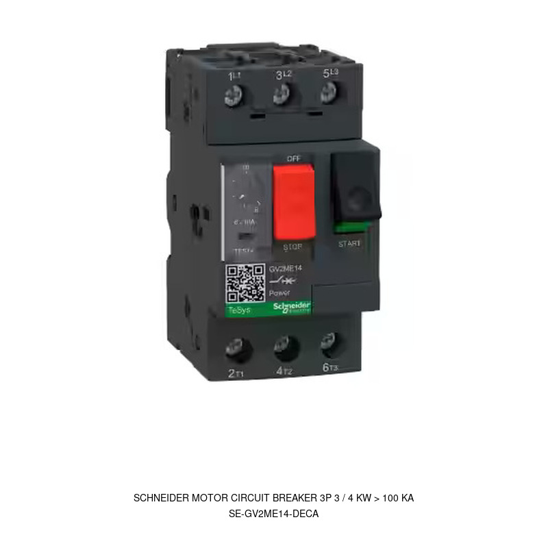 Schneider Electric MOTOR CIRCUIT BREAKER 3P 3 / 4 KW > 100 KA