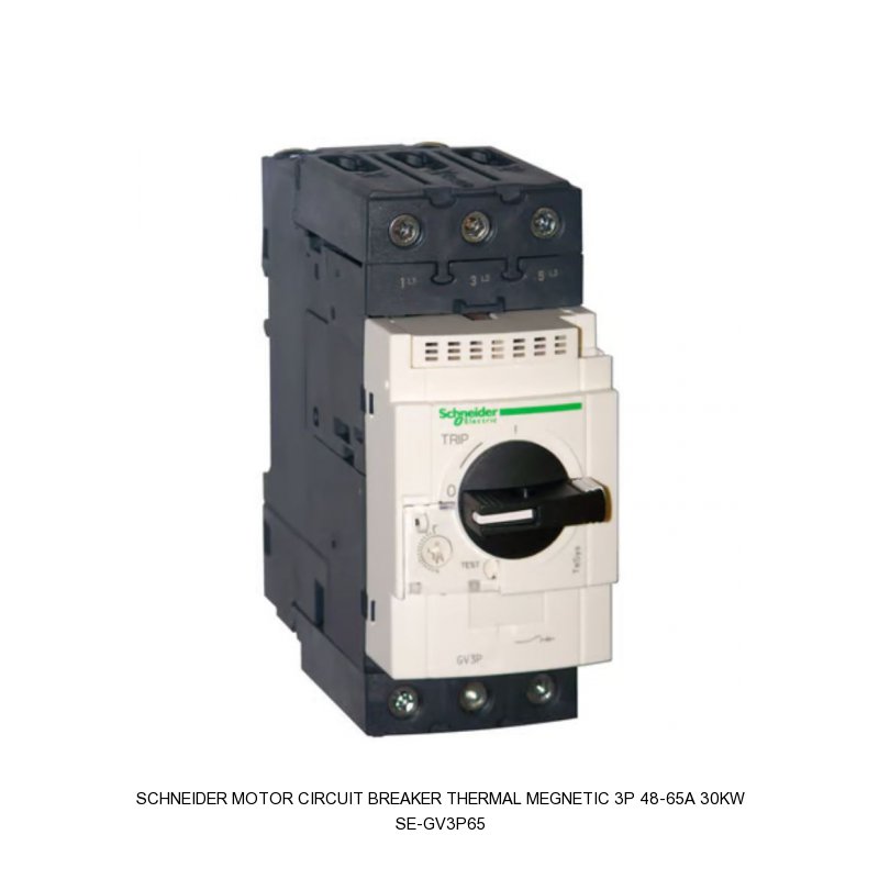 Schneider Electric Motor Circuit Breaker Thermal Megnetic 3P 48-65A 30kW
