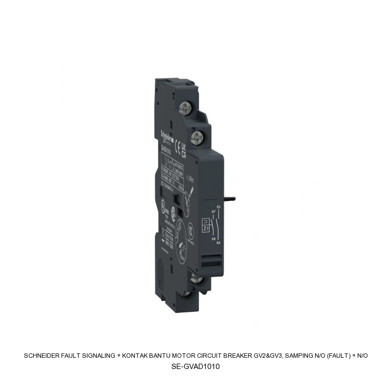 Schneider Electric Fault signaling + Kontak bantu Motor Circuit Breaker GV2&GV3, SAMPING N/O (fault) + N/O