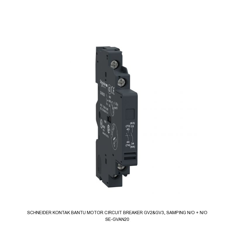 Schneider Electric Kontak Bantu Motor Circuit Breaker GV2&GV3, Samping N/O + N/O