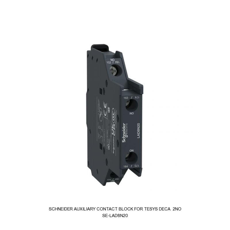 Schneider Electric AUXILIARY CONTACT BLOCK FOR TESYS DECA 2NO
