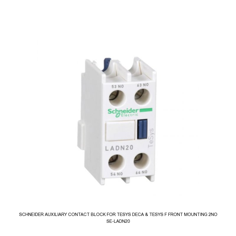 Schneider Electric AUXILIARY CONTACT BLOCK FOR TESYS DECA & TESYS F FRONT MOUNTING 2NO