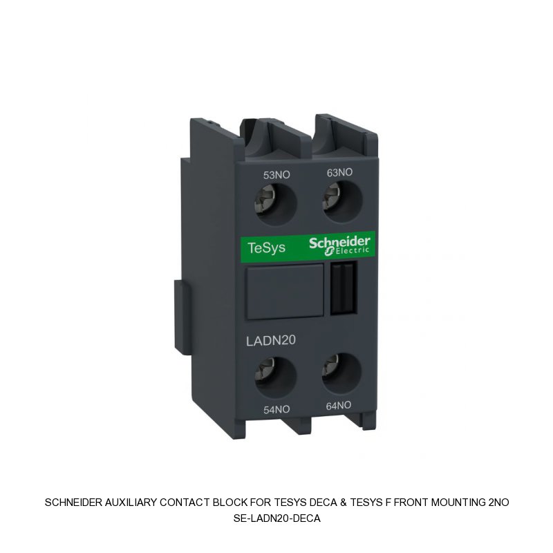 Schneider Electric AUXILIARY CONTACT BLOCK FOR TESYS DECA & TESYS F FRONT MOUNTING 2NO