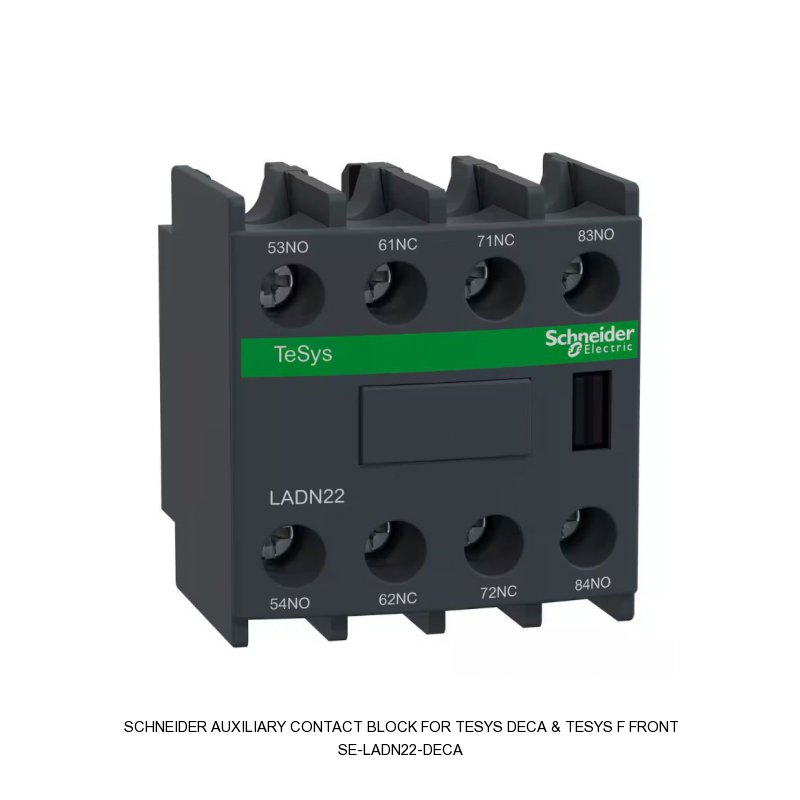 Schneider Electric AUXILIARY CONTACT BLOCK FOR TESYS DECA & TESYS F FRONT