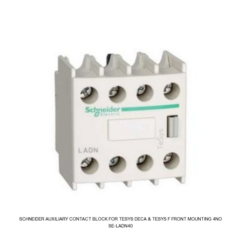 Schneider Electric AUXILIARY CONTACT BLOCK FOR TESYS DECA & TESYS F FRONT MOUNTING 4NO