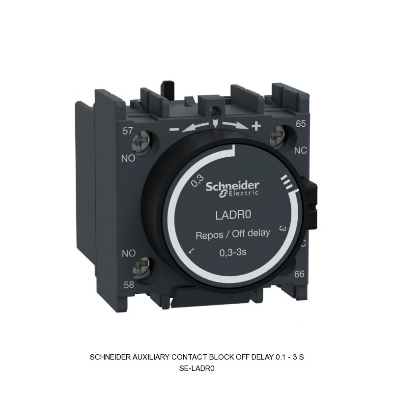 Schneider Electric AUXILIARY CONTACT BLOCK OFF DELAY 0.1 - 3 S