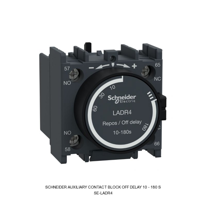 Schneider Electric AUXILIARY CONTACT BLOCK OFF DELAY 10 - 180 S