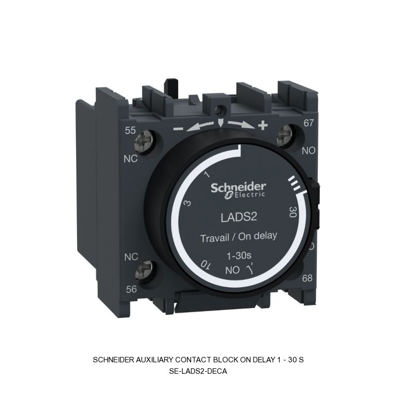 Schneider Electric AUXILIARY CONTACT BLOCK ON DELAY 1 - 30 S