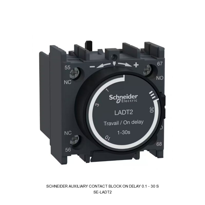 Schneider Electric AUXILIARY CONTACT BLOCK ON DELAY 0.1 - 30 S
