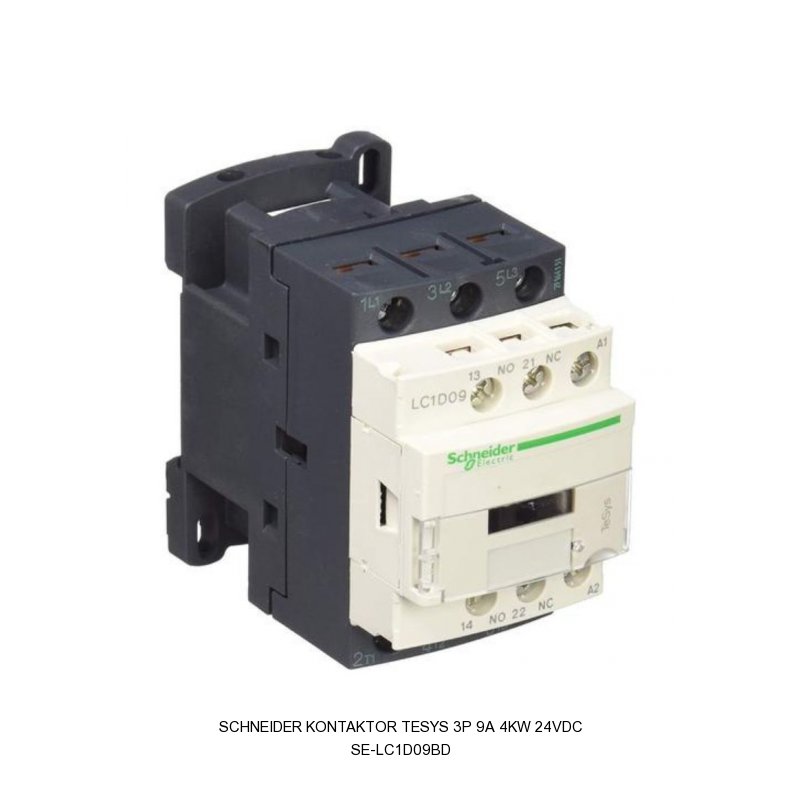 Schneider Electric Kontaktor TeSys Deca 3P 9A 4kW 24VDC