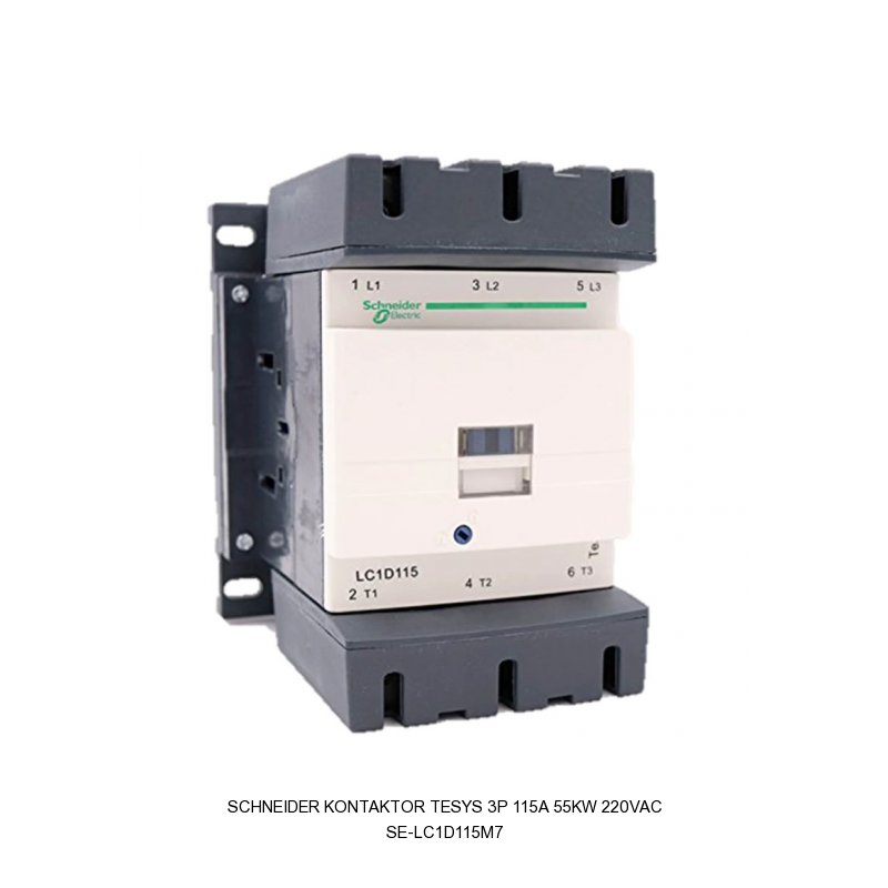Schneider Electric Kontaktor TeSys Deca 3P 115A 55kW 220VAC