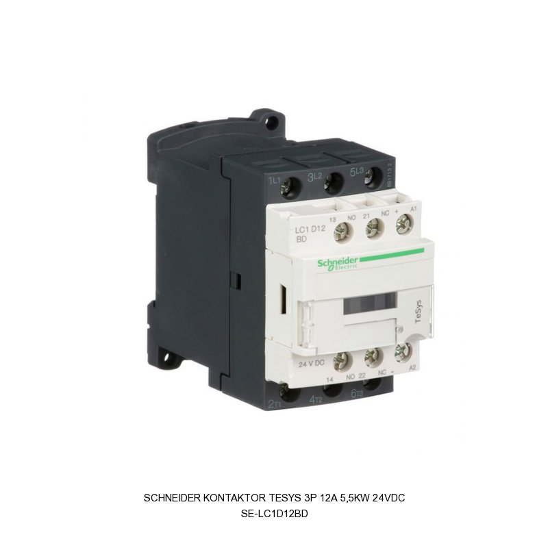 Schneider Electric Kontaktor TeSys Deca 3P 12A 5,5kW 24VDC