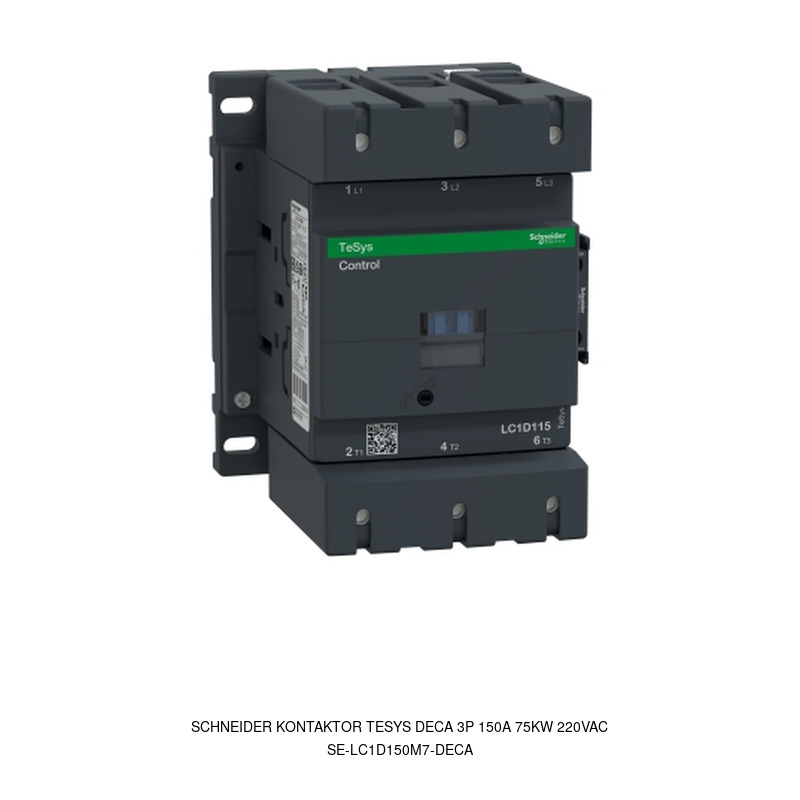 Schneider Electric Kontaktor TeSys Deca 3P 150A 75kW 220VAC