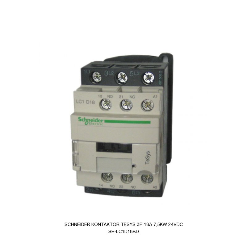 Schneider Electric Kontaktor TeSys Deca 3P 18A 7,5kW 24VDC