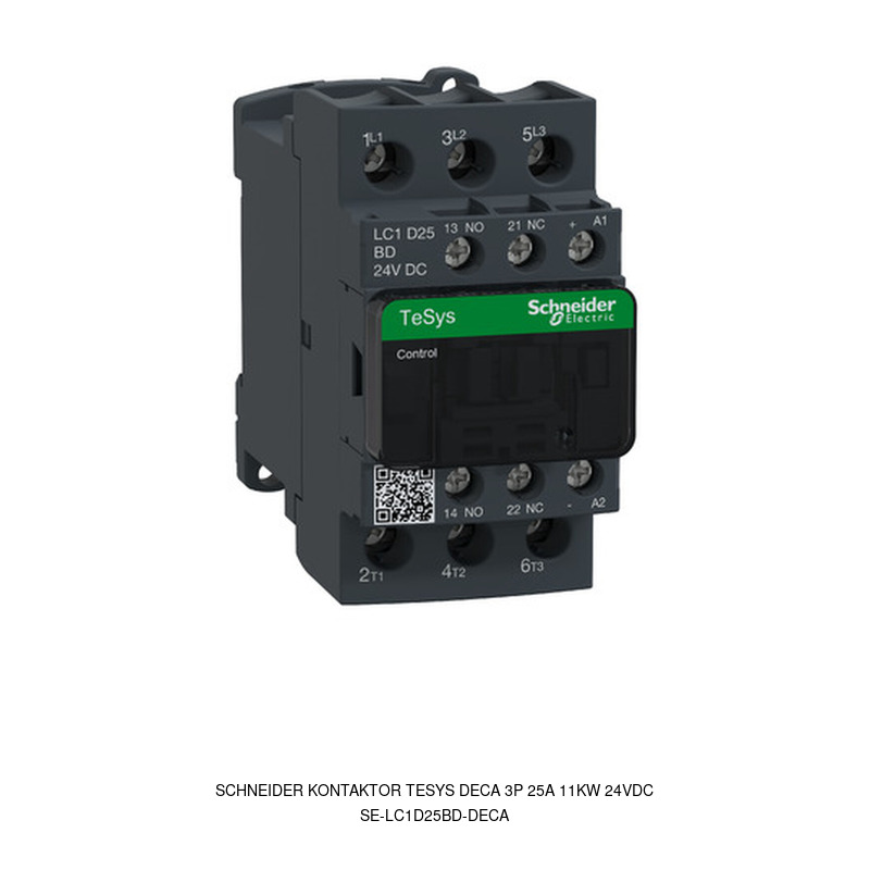 Schneider Electric Kontaktor TeSys Deca 3P 25A 11kW 24VDC