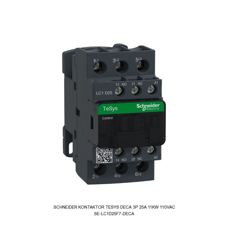 Schneider Electric Kontaktor TeSys Deca 3P 25A 11kW 110VAC