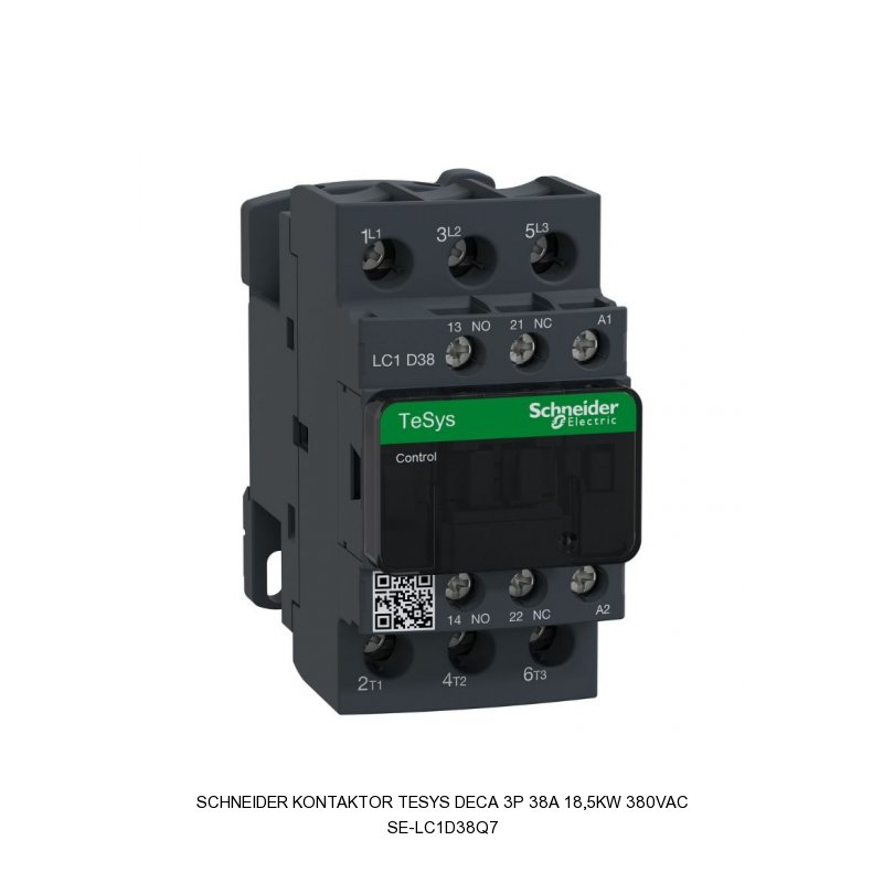 Schneider Electric Kontaktor TeSys Deca 3P 38A 18,5kW 380VAC