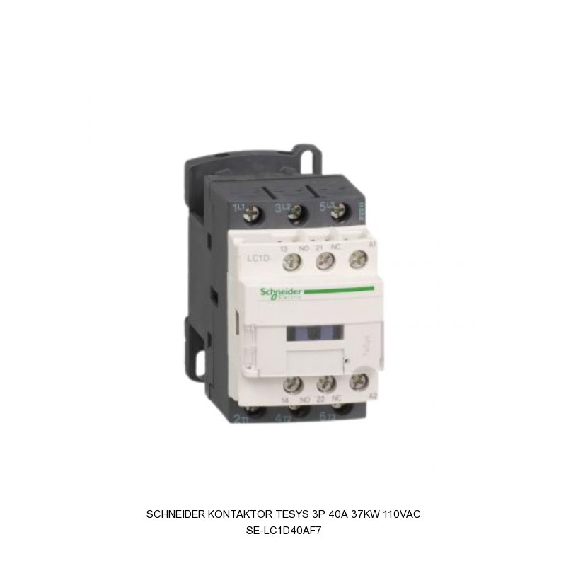 Schneider Electric Kontaktor TeSys 3P 40A 37kW 110VAC