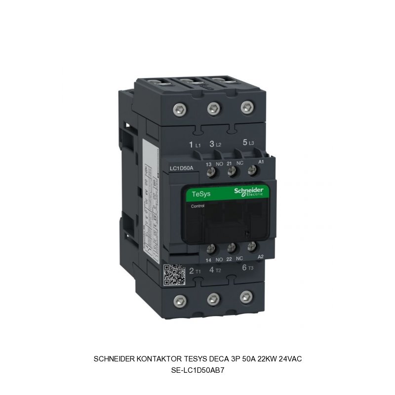 Schneider Electric Kontaktor TeSys Deca 3P 50A 22kW 24VAC