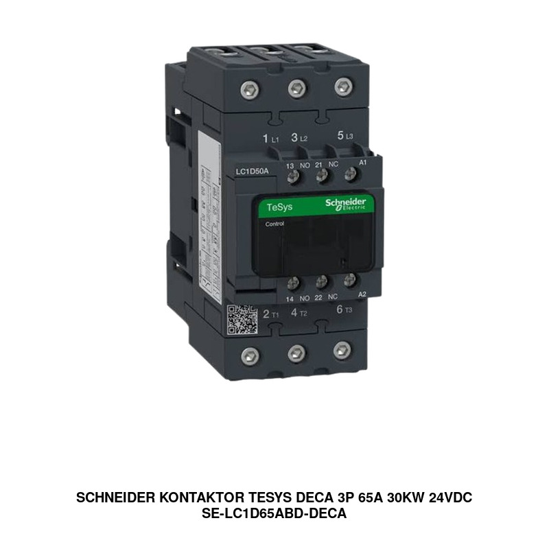 Schneider Electric Kontaktor TeSys Deca 3P 65A 30kW 24VDC