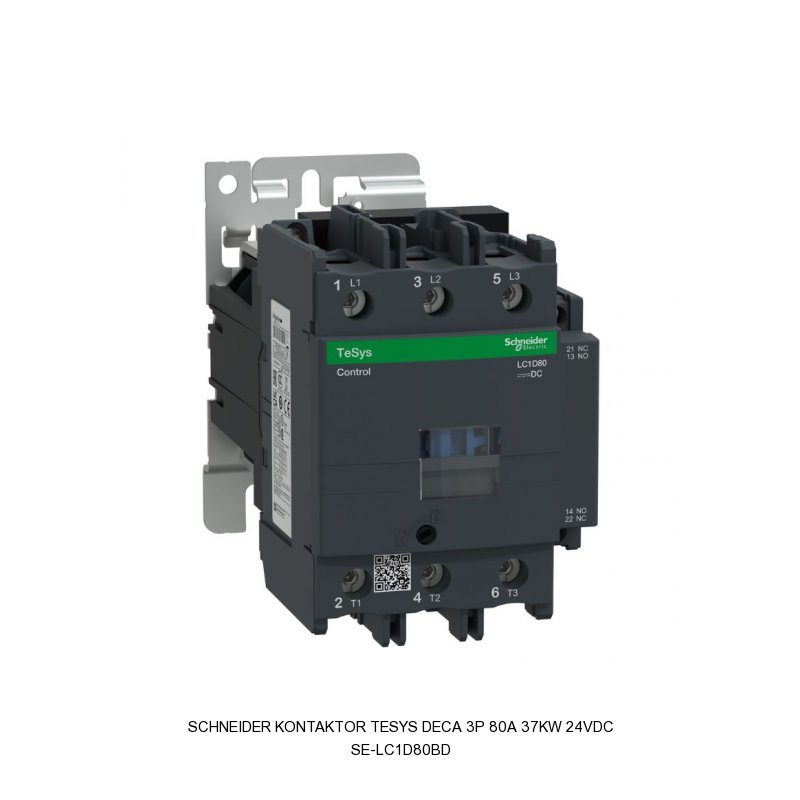 Schneider Electric Kontaktor TeSys Deca 3P 80A 37kW 24VDC