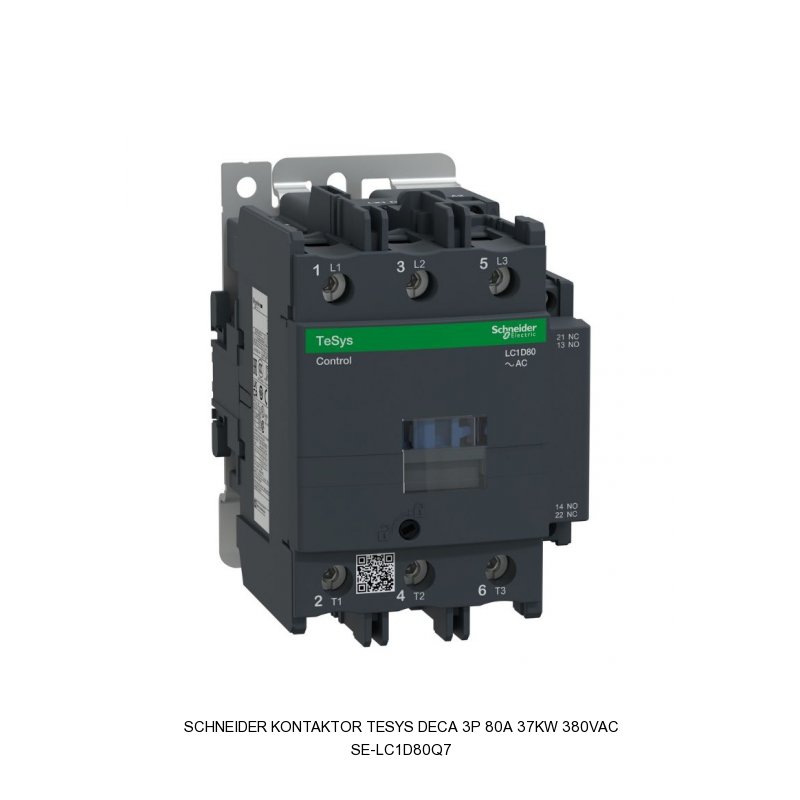 Schneider Electric Kontaktor TeSys Deca 3P 80A 37kW 380VAC