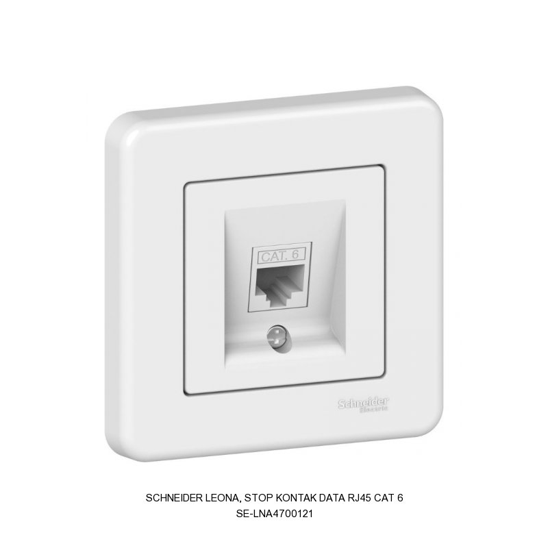 Schneider Electric Leona, stop kontak data RJ45 cat 6