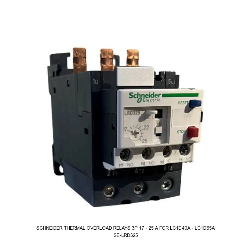 Schneider Electric THERMAL OVERLOAD RELAYS 3P 17 - 25 A FOR LC1D40A - LC1D65A