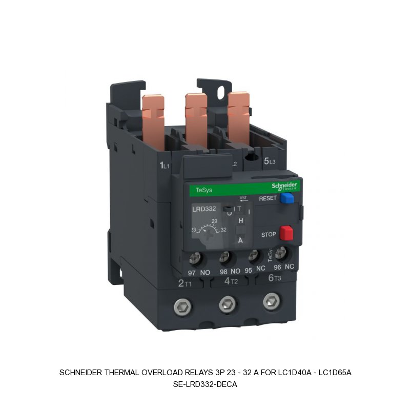 Schneider Electric THERMAL OVERLOAD RELAYS 3P 23 - 32 A FOR LC1D40A - LC1D65A