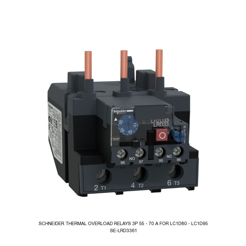 Schneider Electric THERMAL OVERLOAD RELAYS 3P 55 - 70 A FOR LC1D80 - LC1D95