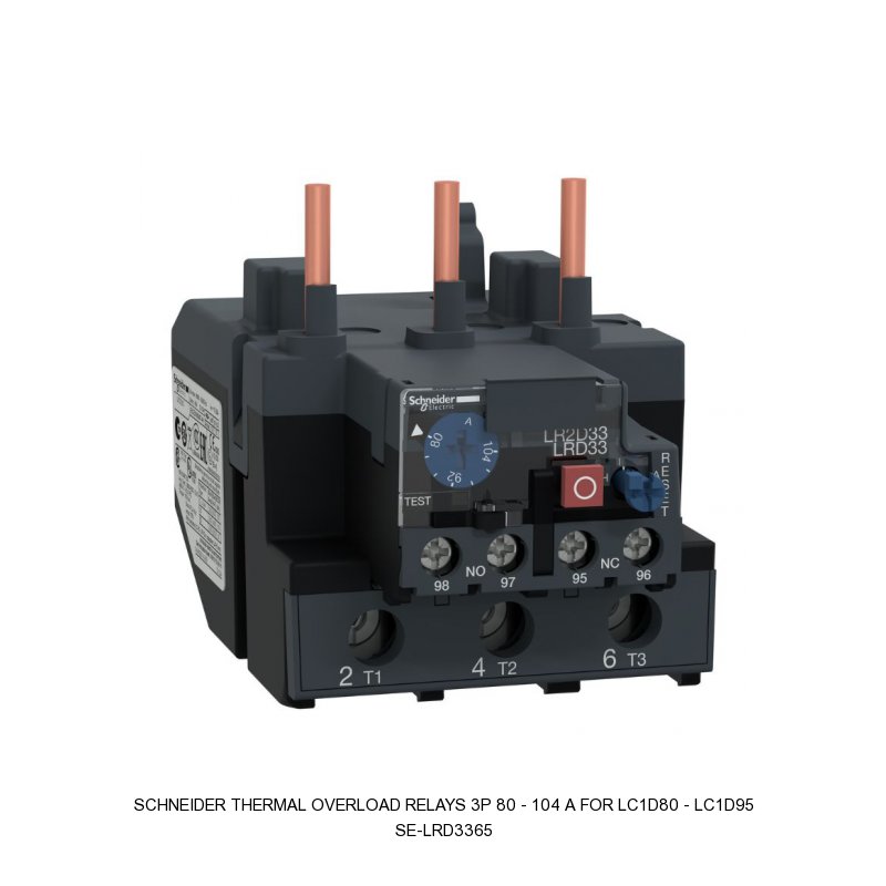 Schneider Electric THERMAL OVERLOAD RELAYS 3P 80 - 104 A FOR LC1D80 - LC1D95