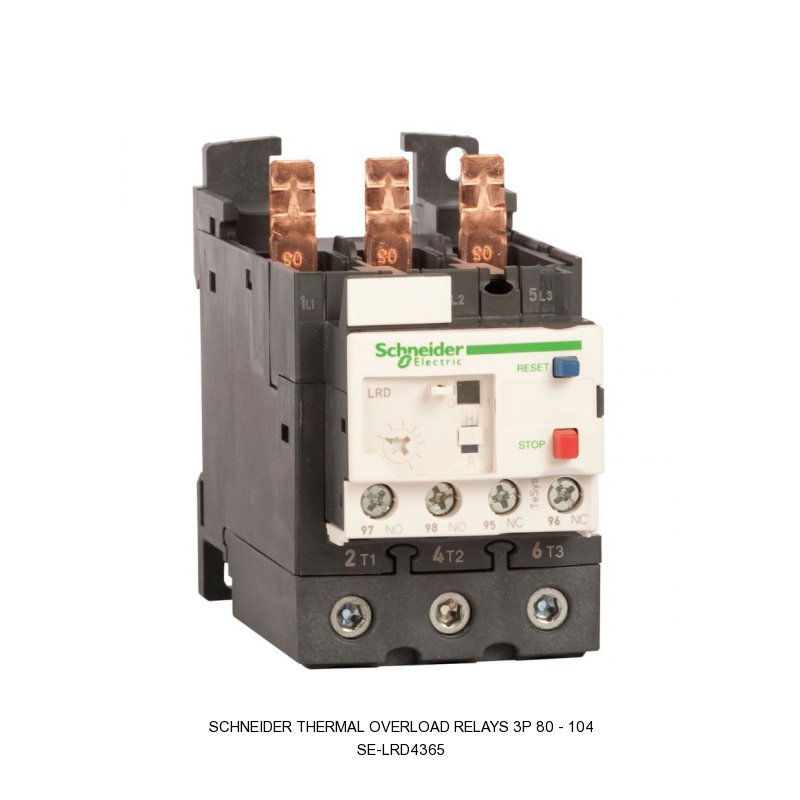 Schneider Electric THERMAL OVERLOAD RELAYS 3P 80 - 104