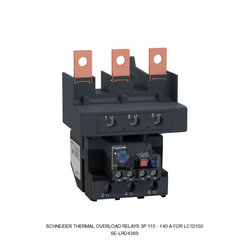 Schneider Electric THERMAL OVERLOAD RELAYS 3P 110 - 140 A FOR LC1D150