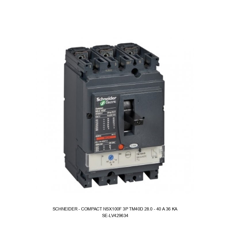 Schneider Electric COMPACT NSX100F 3P TM40D 28.0 - 40 A 36 KA