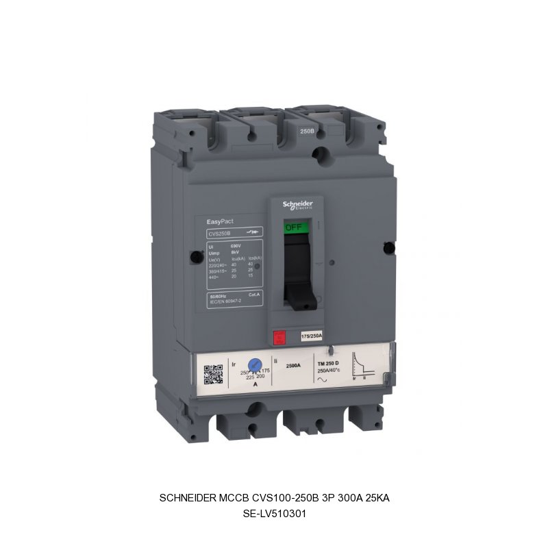Schneider Electric MCCB CVS100B 3P 25A 25kA