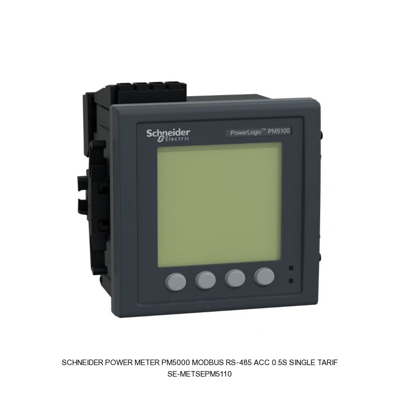 Schneider Electric POWER METER PM5000 MODBUS RS-485 ACC 0.5S SINGLE TARIF