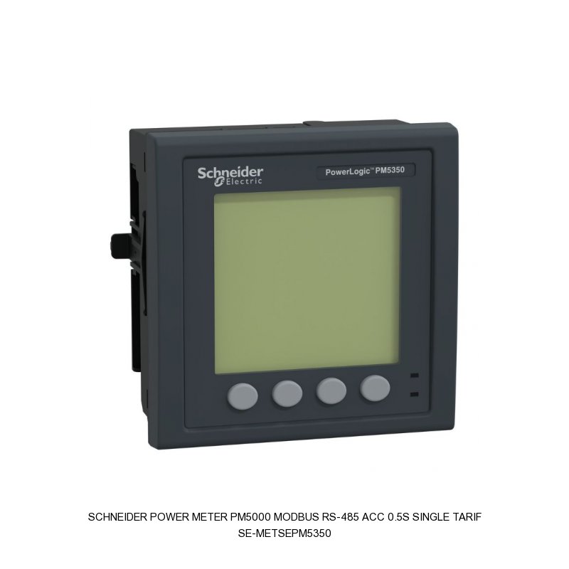 Schneider Electric POWER METER PM5000 MODBUS RS-485 ACC 0.5S SINGLE TARIF