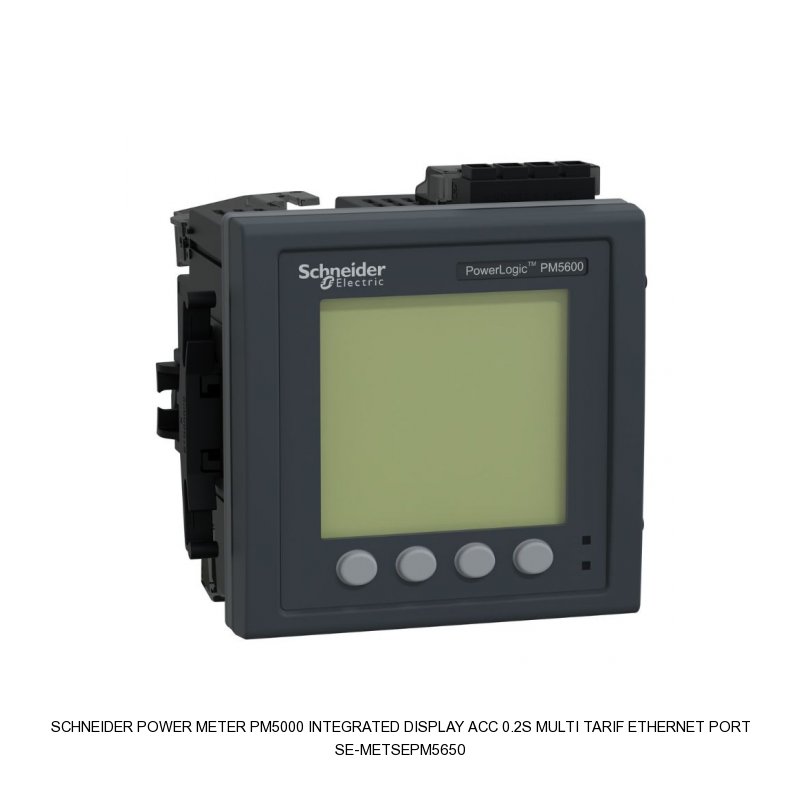 Schneider Electric POWER METER PM5000 INTEGRATED DISPLAY ACC 0.2S MULTI TARIF ETHERNET PORT