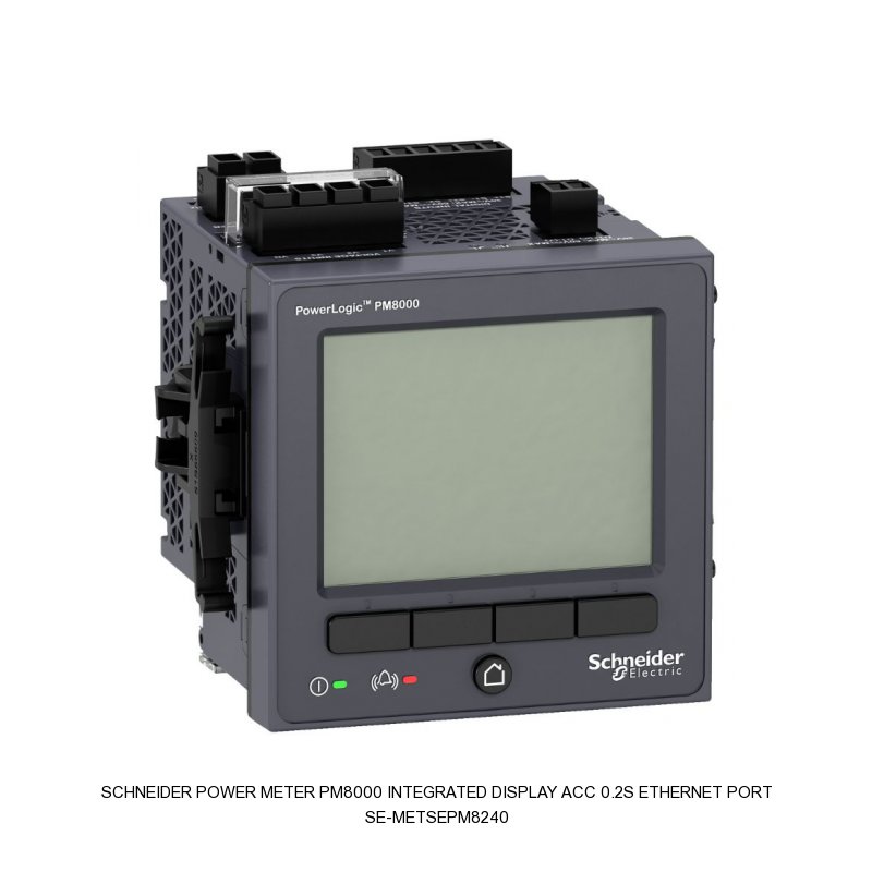 Schneider Electric POWER METER PM8000 INTEGRATED DISPLAY ACC 0.2S ETHERNET PORT