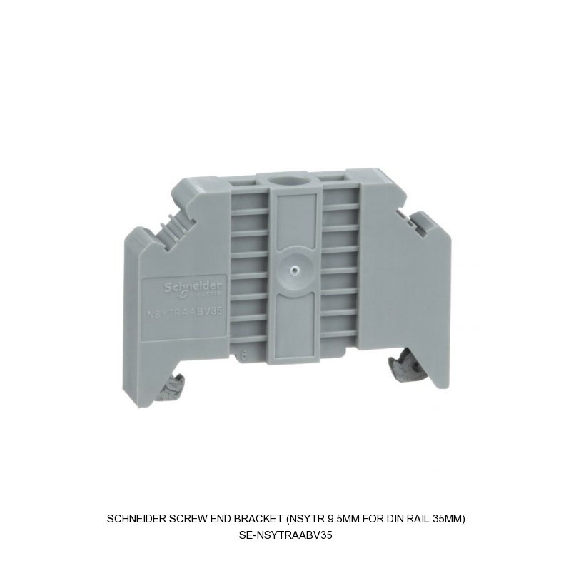 Schneider Electric Screw End bracket (NSYTR 9.5mm for DIN Rail 35mm)
