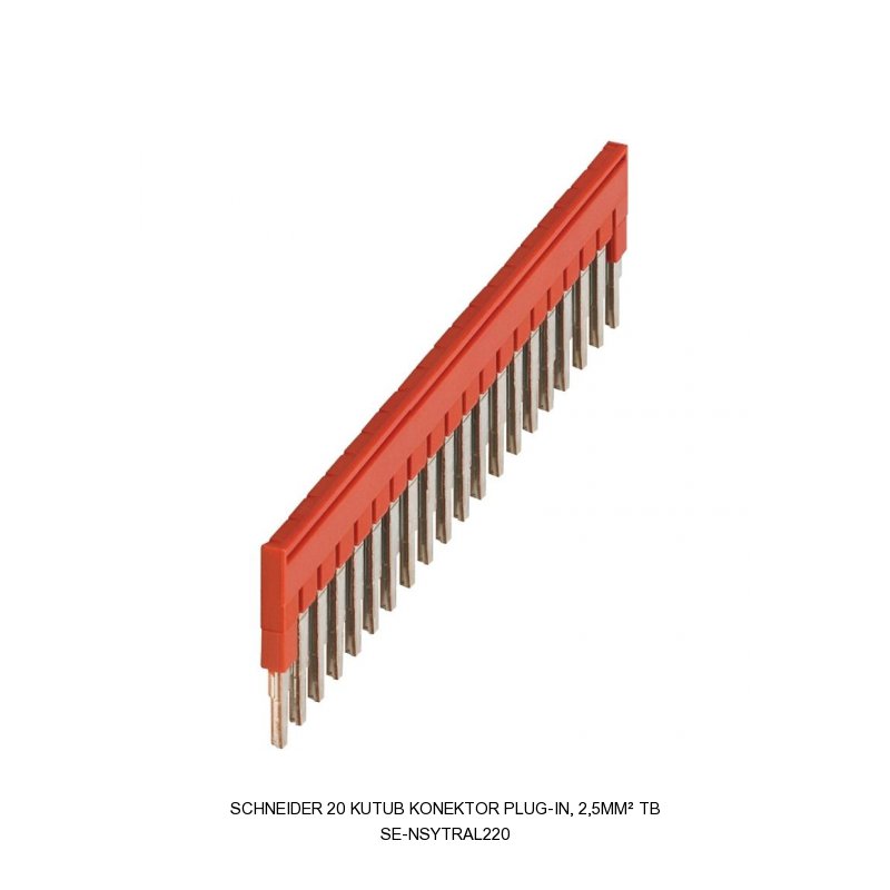 Schneider Electric 20 kutub konektor plug-in, 2,5mm² TB