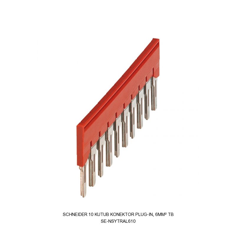 Schneider Electric 10 kutub Konektor Plug-in, 6mm² TB