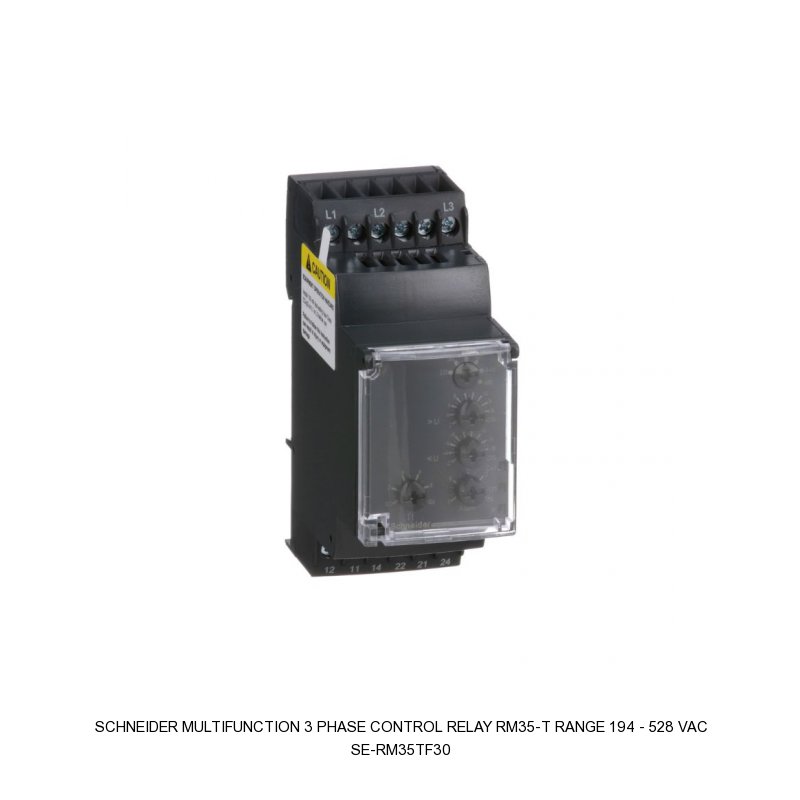 Schneider Electric MULTIFUNCTION 3 PHASE CONTROL RELAY RM35-T RANGE 194 - 528 VAC