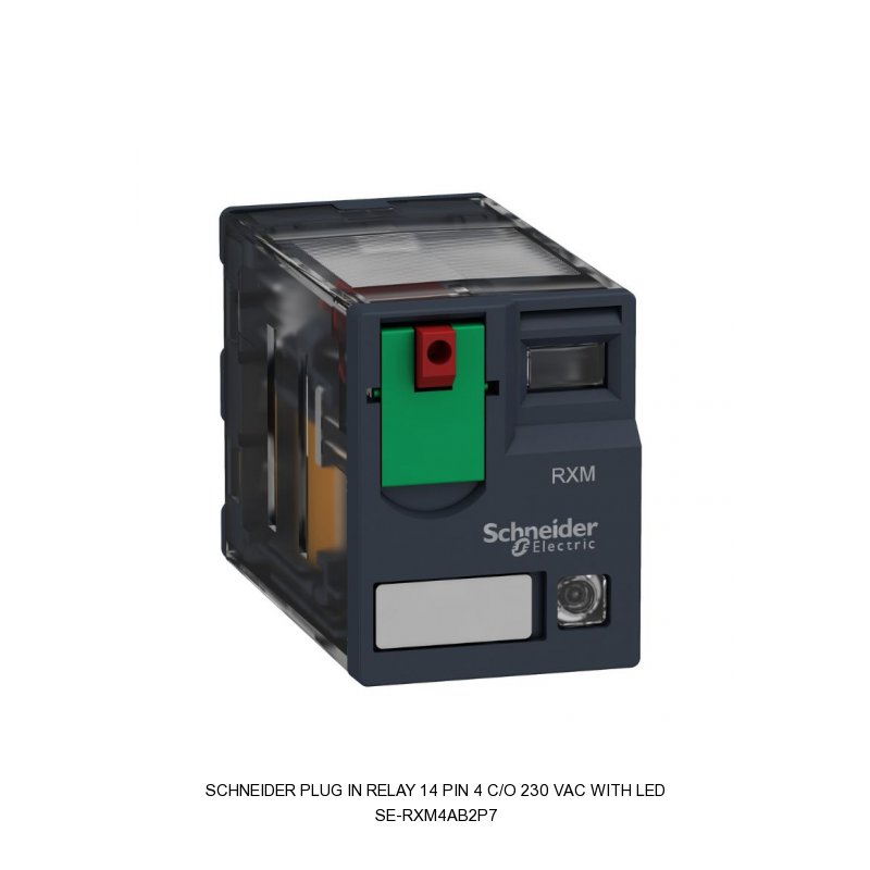 Schneider Electric PLUG IN RELAY 14 PIN 4 C/O 230 VAC WITH LED