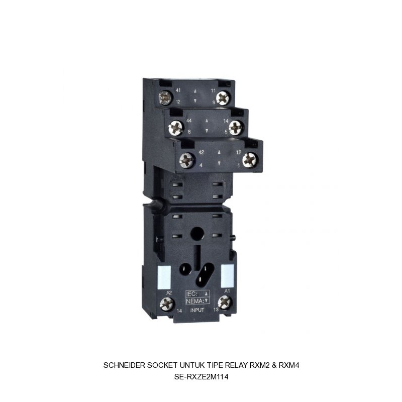 Schneider Electric SOCKET UNTUK TIPE RELAY RXM2 & RXM4