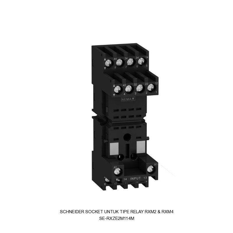 Schneider Electric SOCKET UNTUK TIPE RELAY RXM2 & RXM4